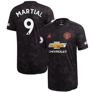 Anthony Martial adidas Manchester United 2019/20 Third Authentic Player Jersey - Black