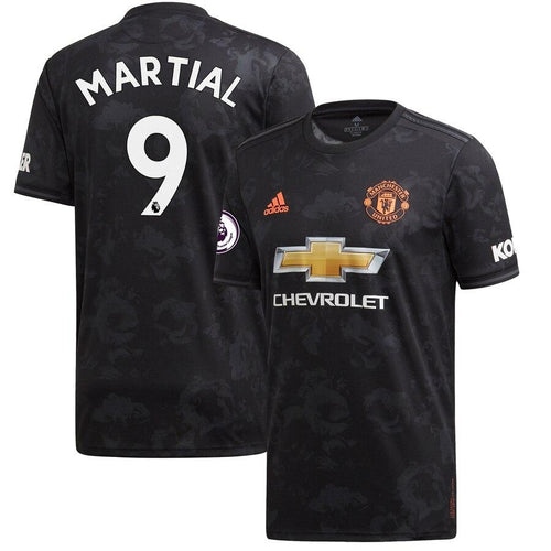 Anthony Martial adidas Manchester United 2019/20 Third Replica Player Jersey - Black