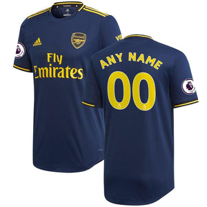 Arsenal adidas 2019/20 Third Authentic Custom Jersey - Blue