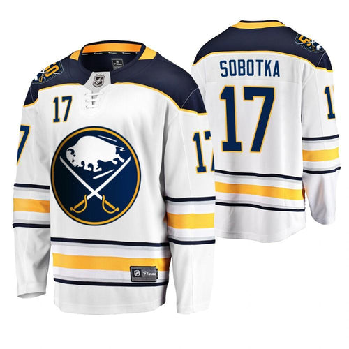 Buffalo Sabres Vladimir Sobotka Men's White 50th Anniversary Breakaway Player Jersey