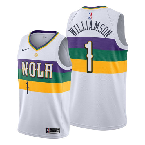 2019 Draft New Orleans Pelicans Zion Williamson Men's 2019-20 City Jersey