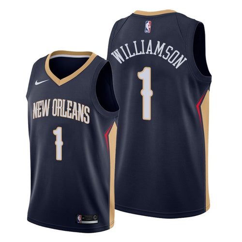 2019 Draft New Orleans Pelicans Zion Williamson Men's 2019-20 Icon Jersey