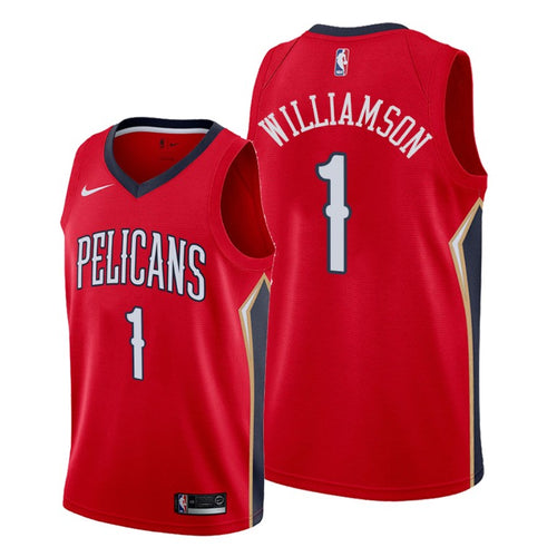 2019 Draft New Orleans Pelicans Zion Williamson Men's 2019-20 Statement Jersey